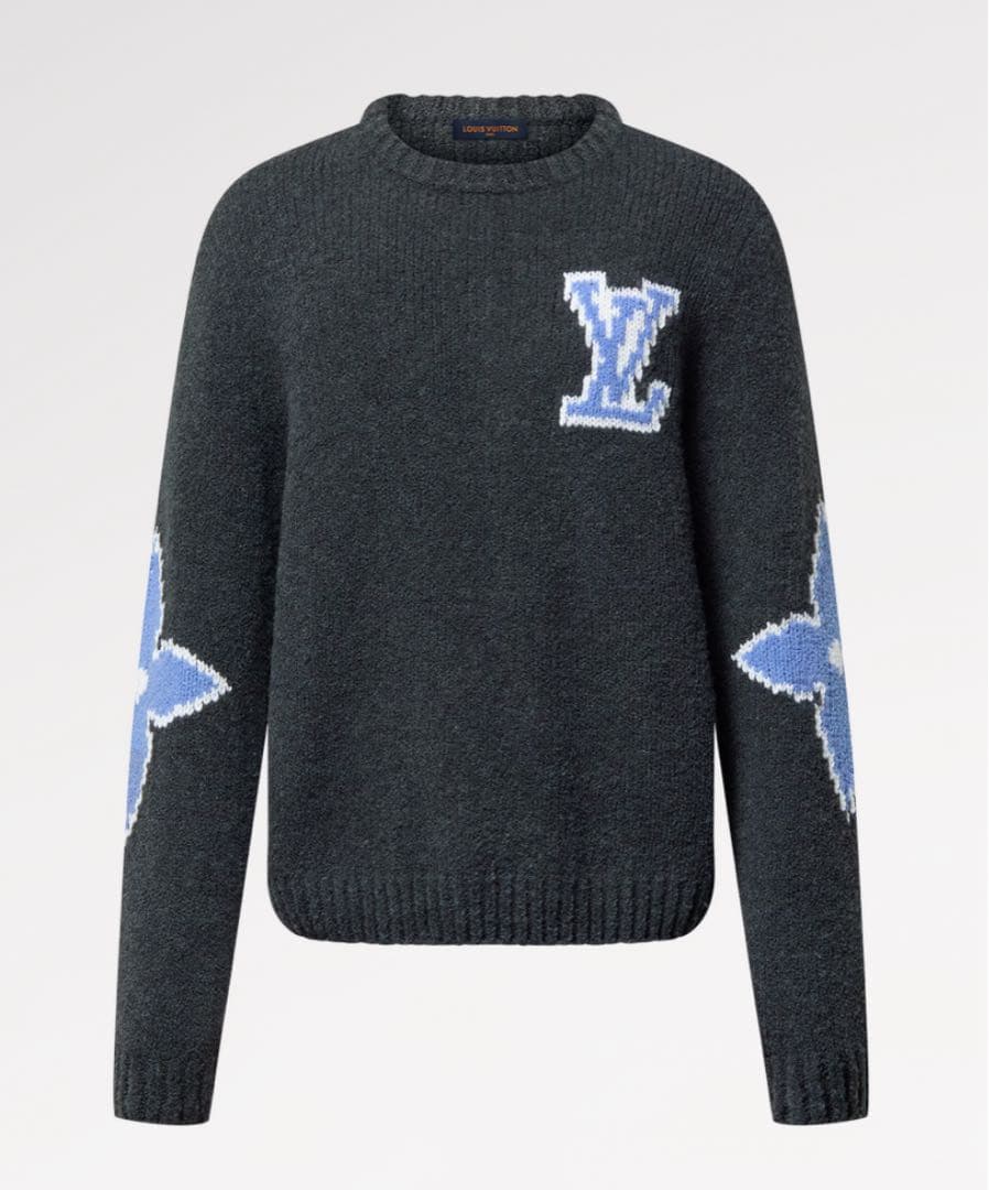 LOUIS VUTTON チャンキーウールブレンドニット　M
