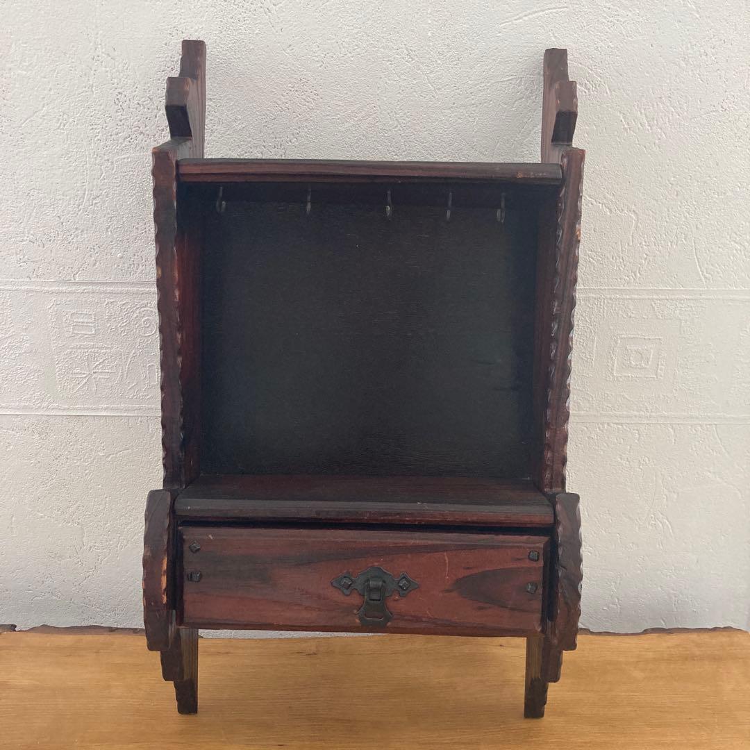 専用ページ　フランス アンティーク 約100年前 鍵棚　家具　ブロカント　蚤の市