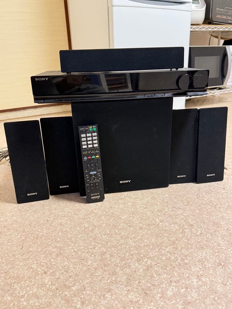 SONY 5.1chサラウンドシステム 本体と付属品