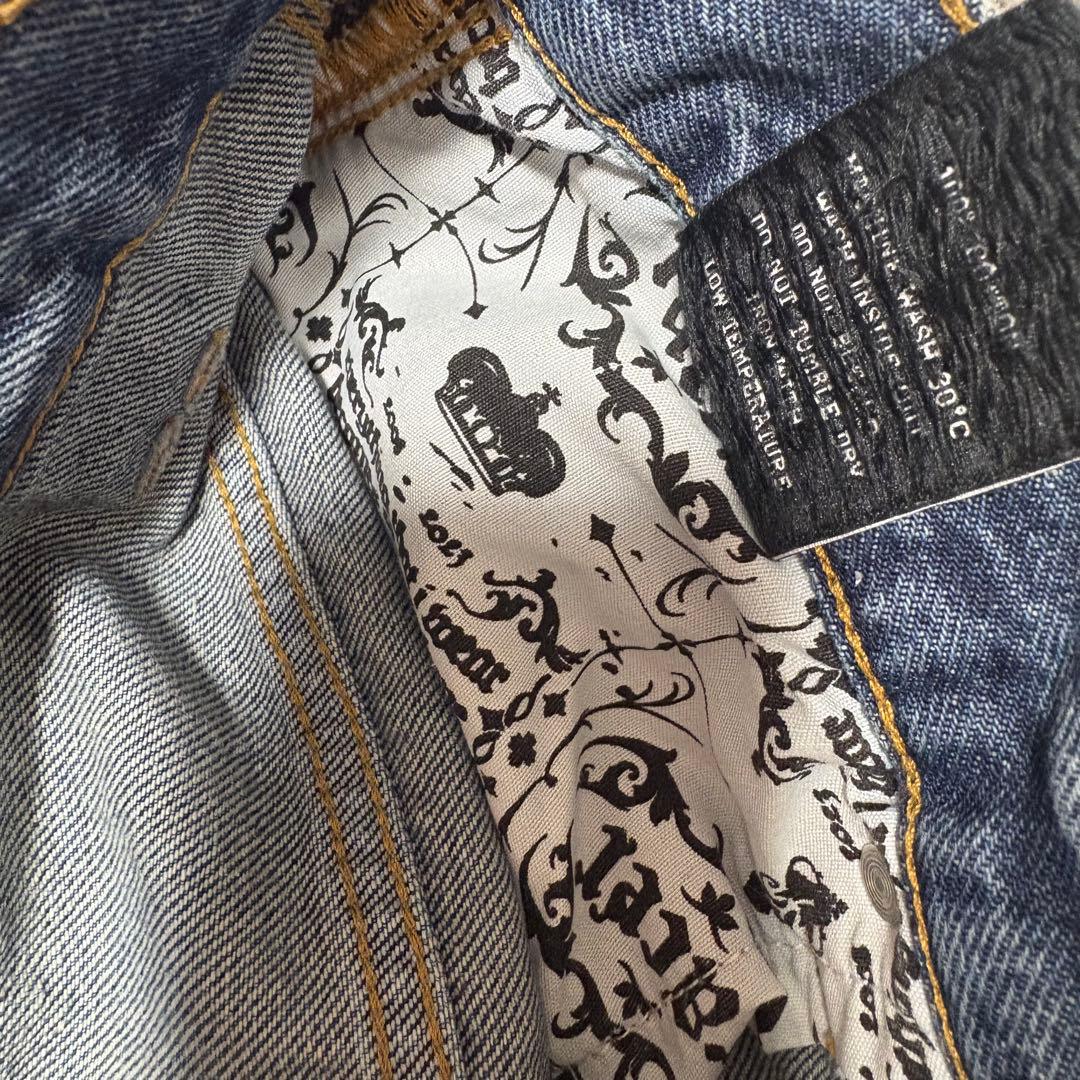 Racer Worldwideダメージ加工 トラック ジーンズ