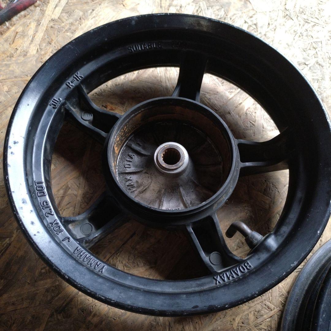 SA39J JOG 前後ホイール　黒