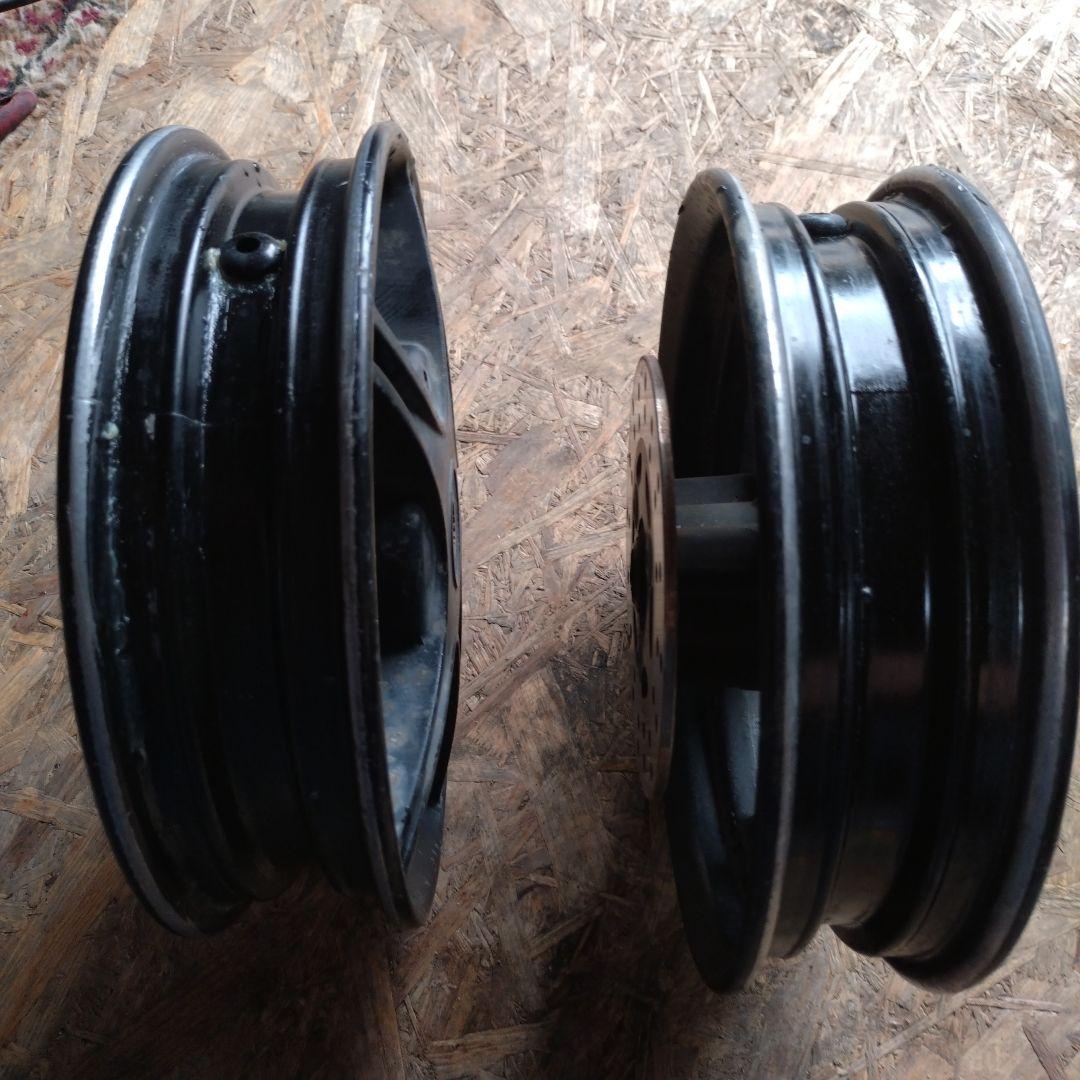 SA39J JOG 前後ホイール　黒