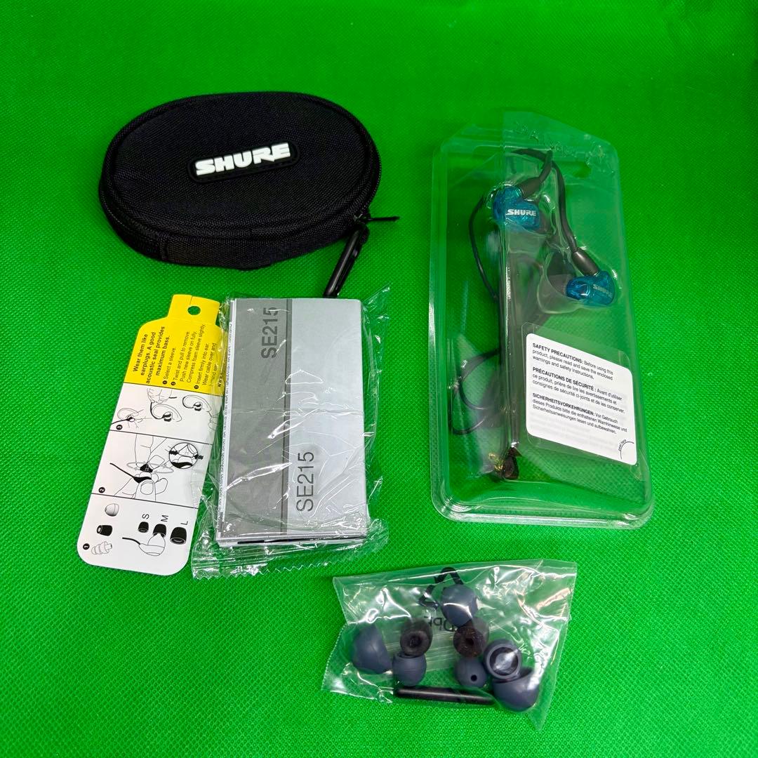 SHURE SE215 Special Edition ブルー ケース付き