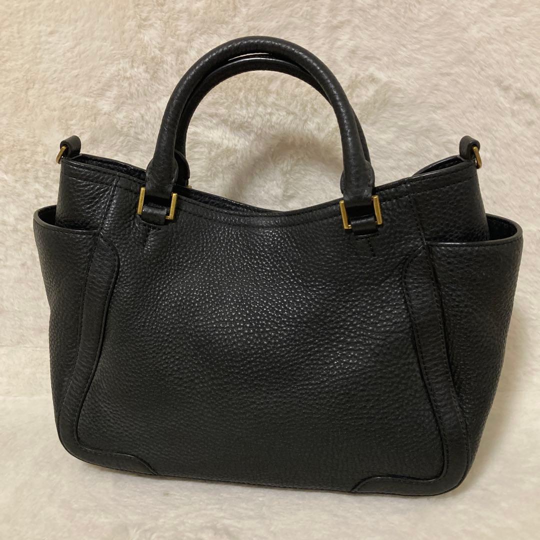 ■美品■2way トリーバーチ　ショルダーバッグ　黒　レザー　本革　タッセル