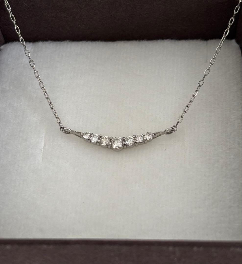 アクセサリーpepe プラチナ ダイヤモンド ネックレス