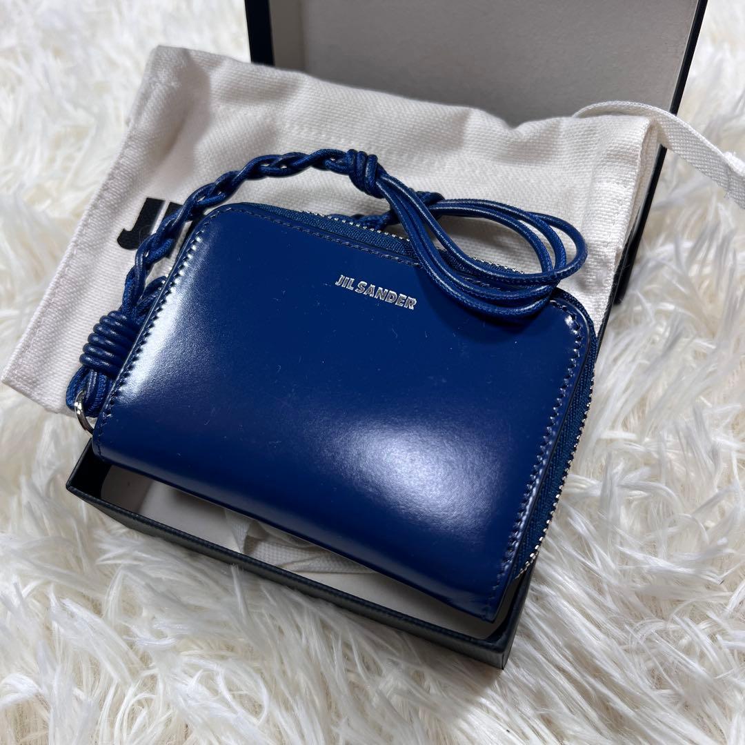 【極美品】JIL SANDER ジルサンダー ブルー ケース