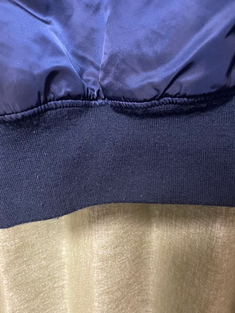 ALPHA ミリタリージャケット ネイビー　CWU-45 アルファ　ワッペン