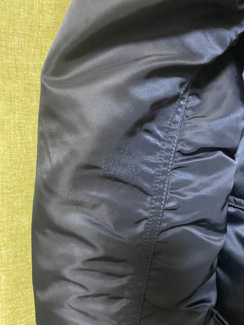 ALPHA ミリタリージャケット ネイビー　CWU-45 アルファ　ワッペン