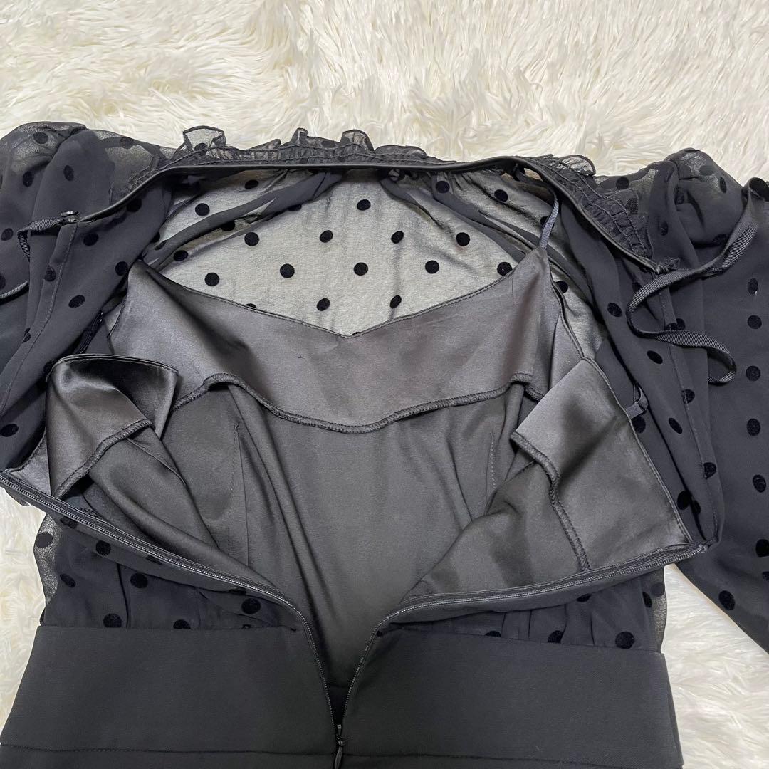 【美品】LILY BROWN オケージョンロンパース　ブラック　サイズ0