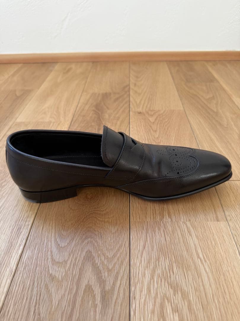 PRADA ブラック ドレスシューズ　7 1/2 (26.5cm)