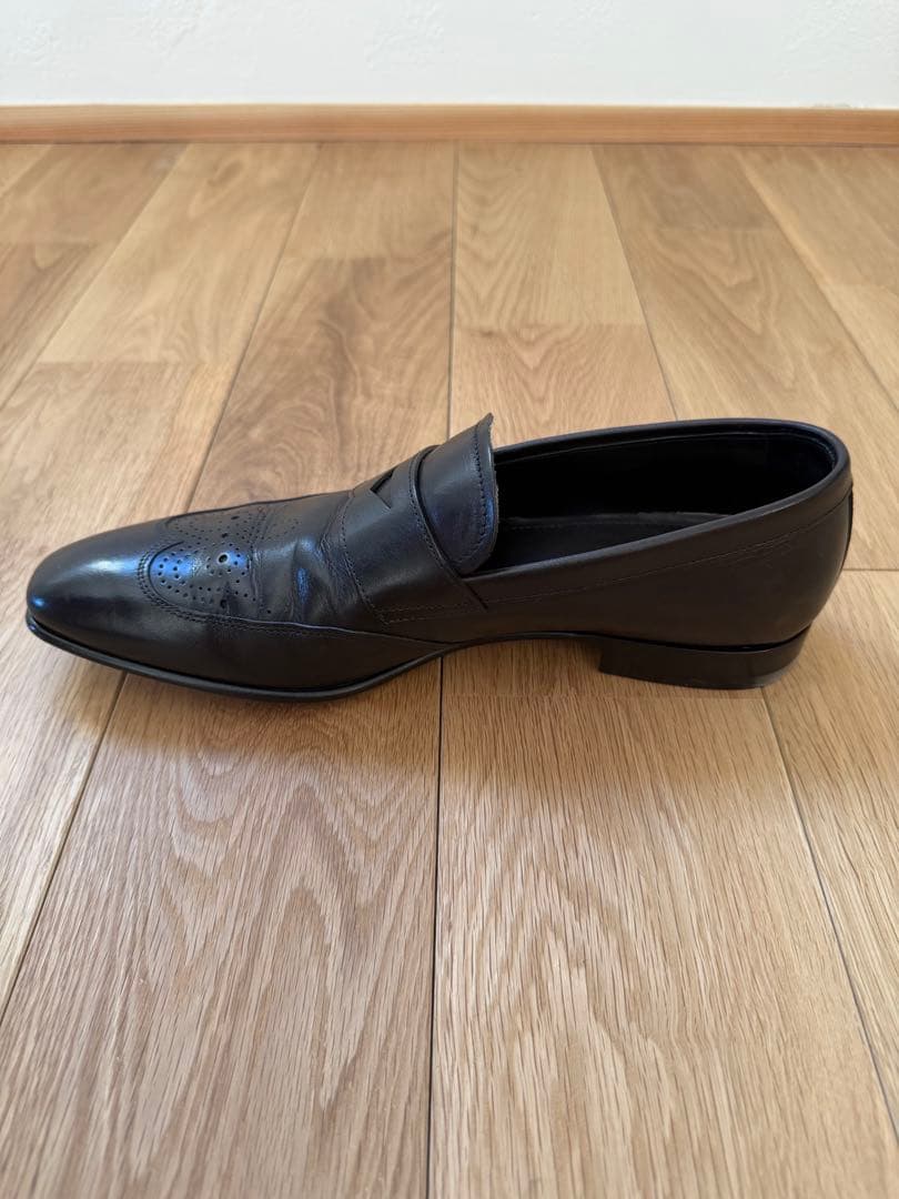 PRADA ブラック ドレスシューズ　7 1/2 (26.5cm)