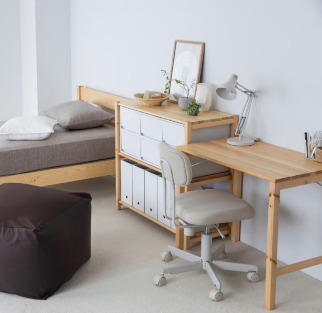 ☘️送料無料⭐️美品⭐️廃盤希少チェア⭐️無印⭐️パイン材テーブル ブナ材チェア