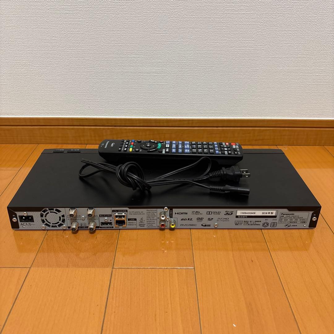 Panasonic　DIGA　Blu-rayレコーダー　DMR-SW2010