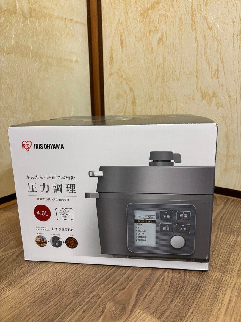 IRIS OHYAMA 電気圧力鍋 4.0L