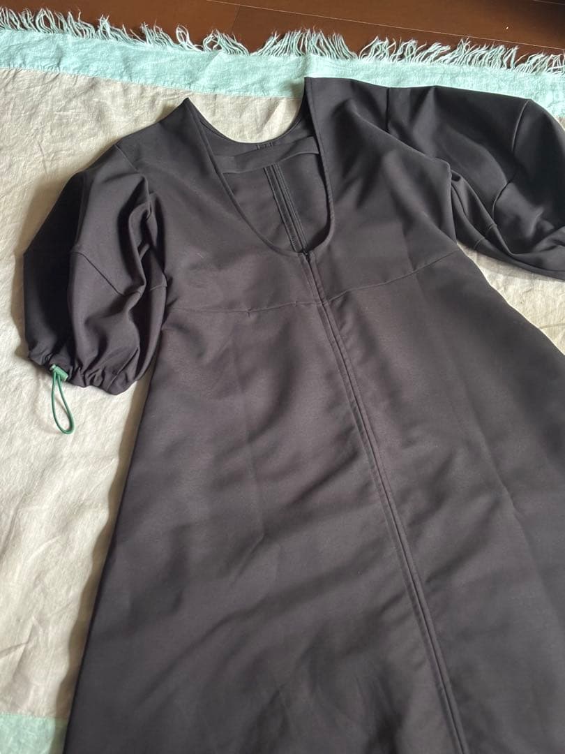 【UN3D.】ボリュームスリーブワンピース M