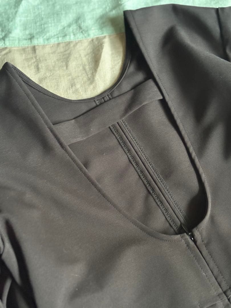 【UN3D.】ボリュームスリーブワンピース M