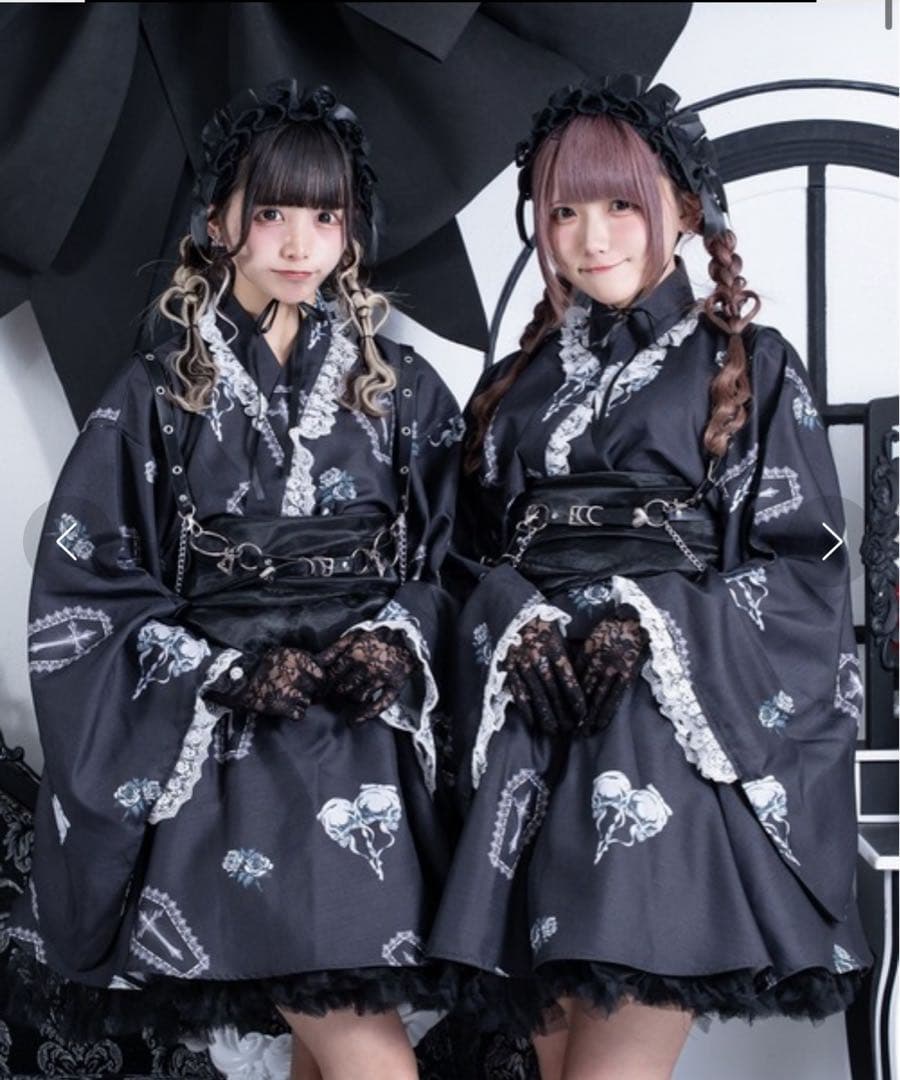 Pal elfy ゴスロリ　浴衣ドレス　セット