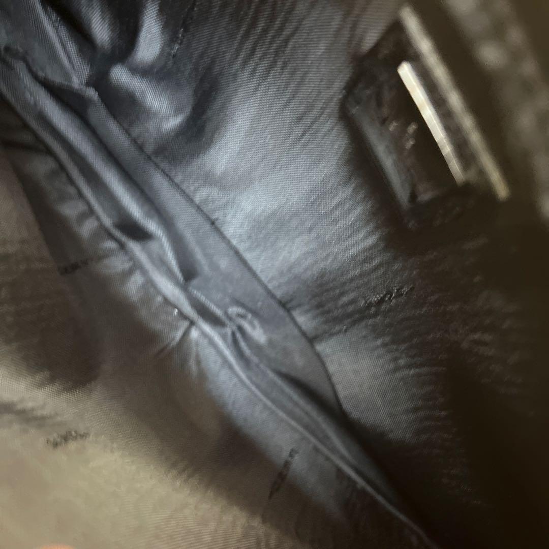 B12-73 FENDI フェンディ ズッキーニ アクセサリーポーチ 黒