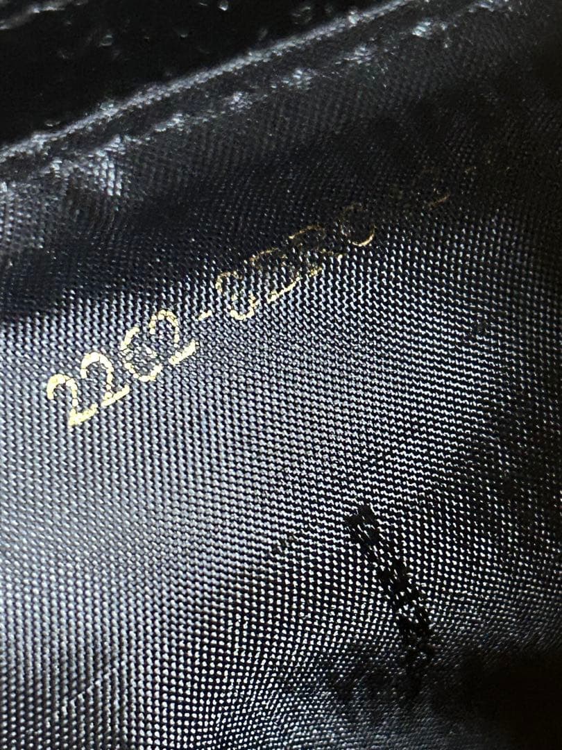 B12-73 FENDI フェンディ ズッキーニ アクセサリーポーチ 黒