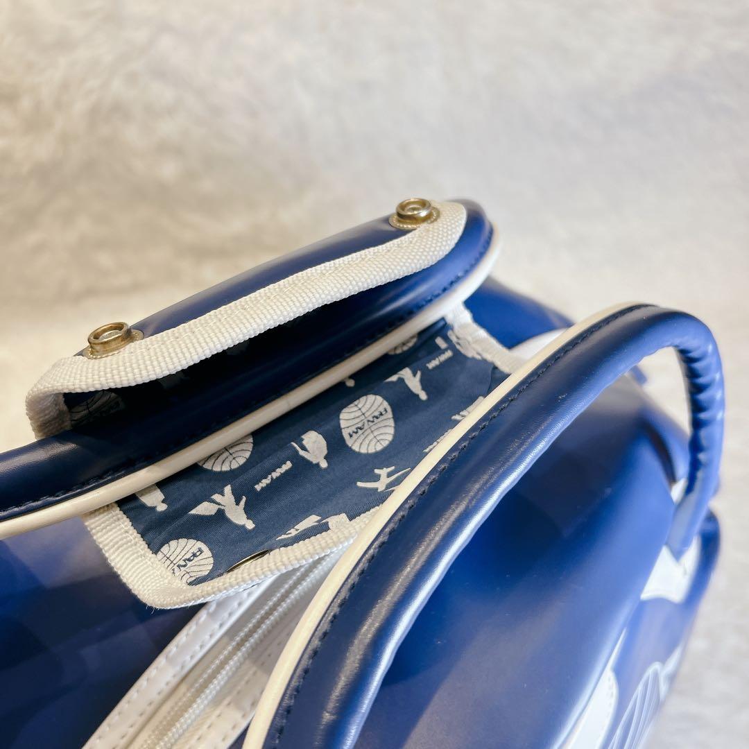 【未使用 タグ付き】PAN AM パンナム ボストンバッグ トラベル 青 白