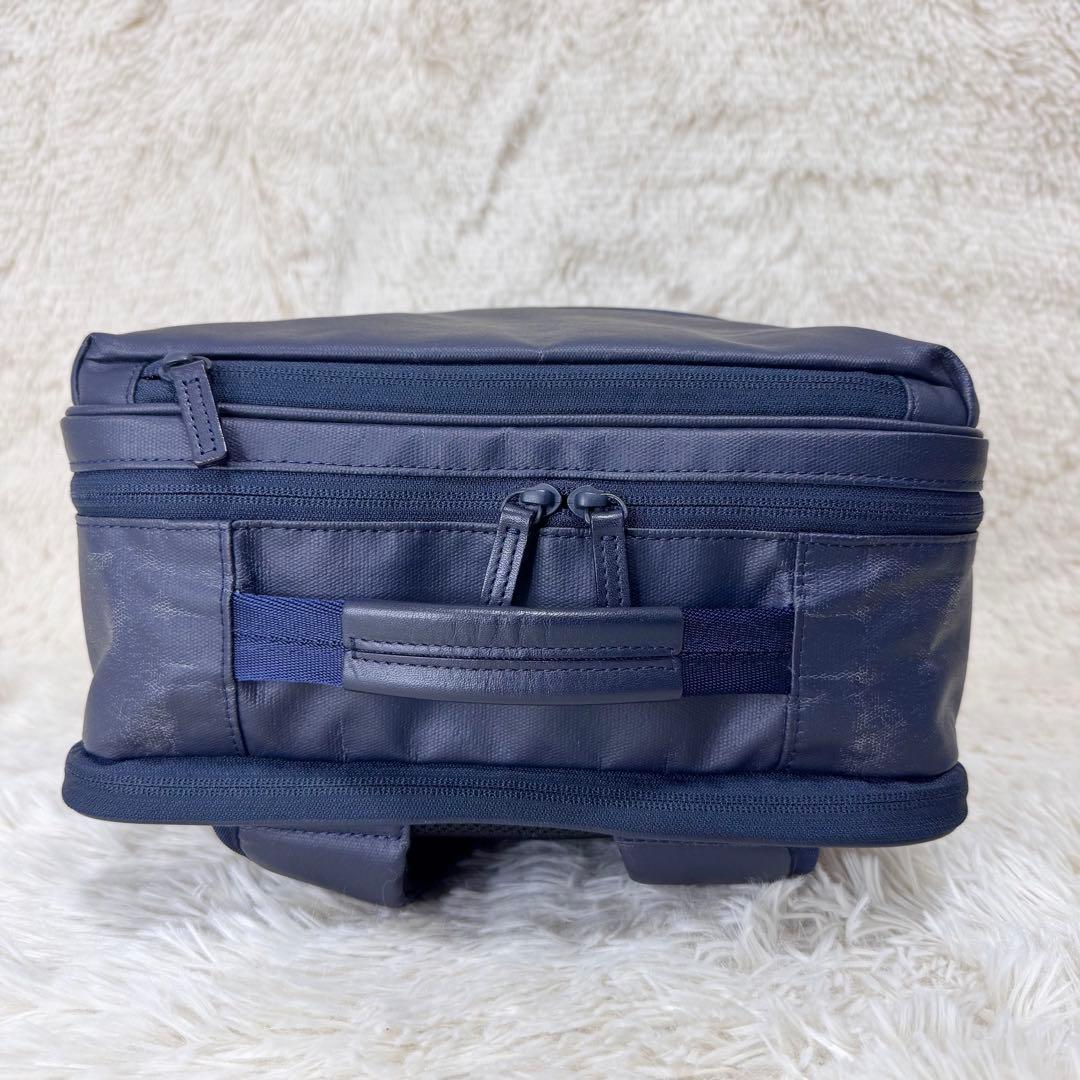 希少 エース ace. ダブルハンドル リュック ビジネスリュック 紺