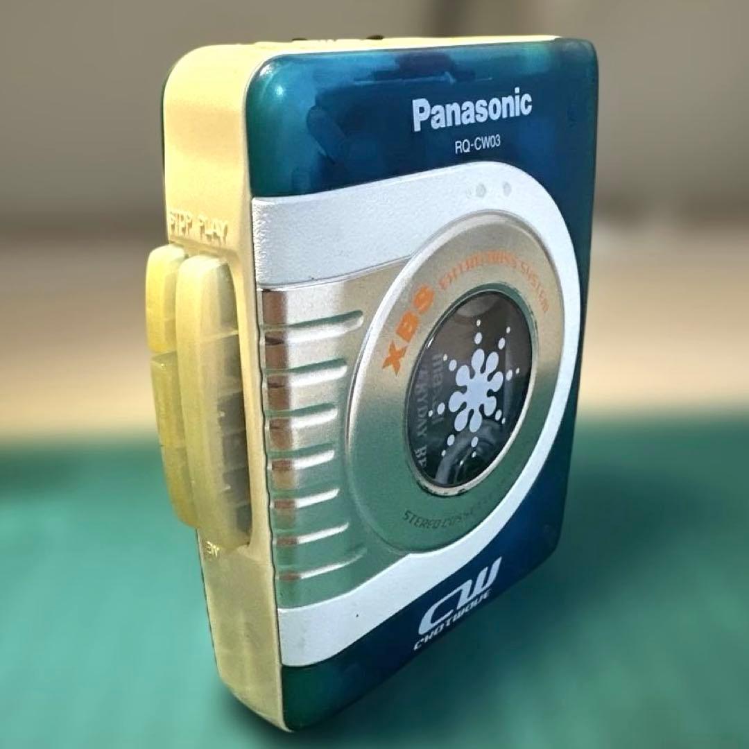 【美品DE修復品】Panasonic カセット プレーヤー RQ-CW03