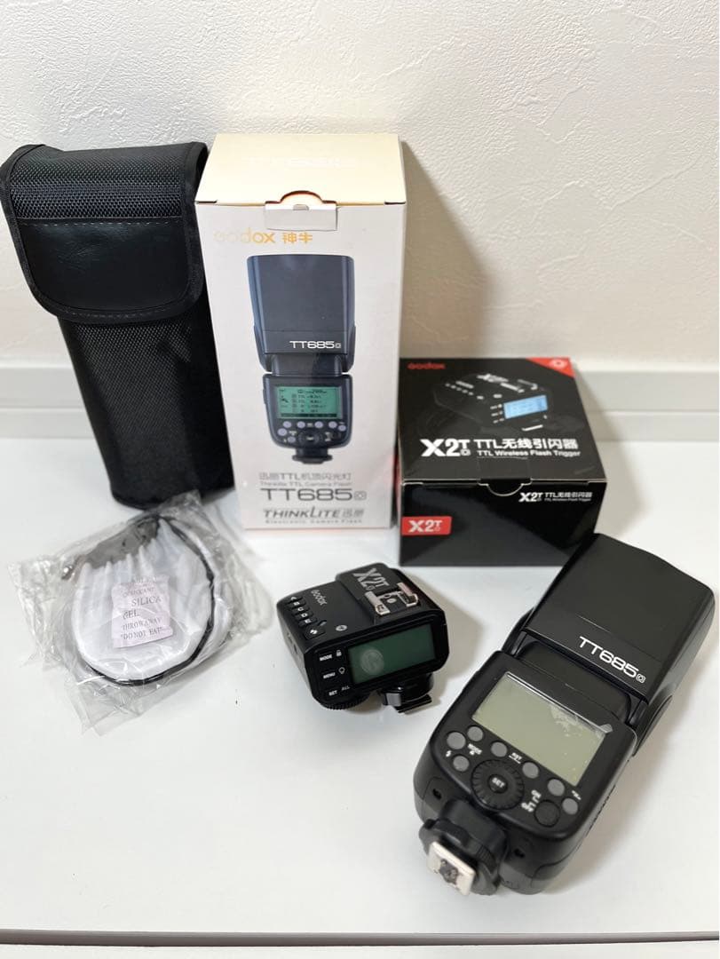 Godox TT685o＋X2To オリンパス・パナ対応ストロボ＆トリガーset