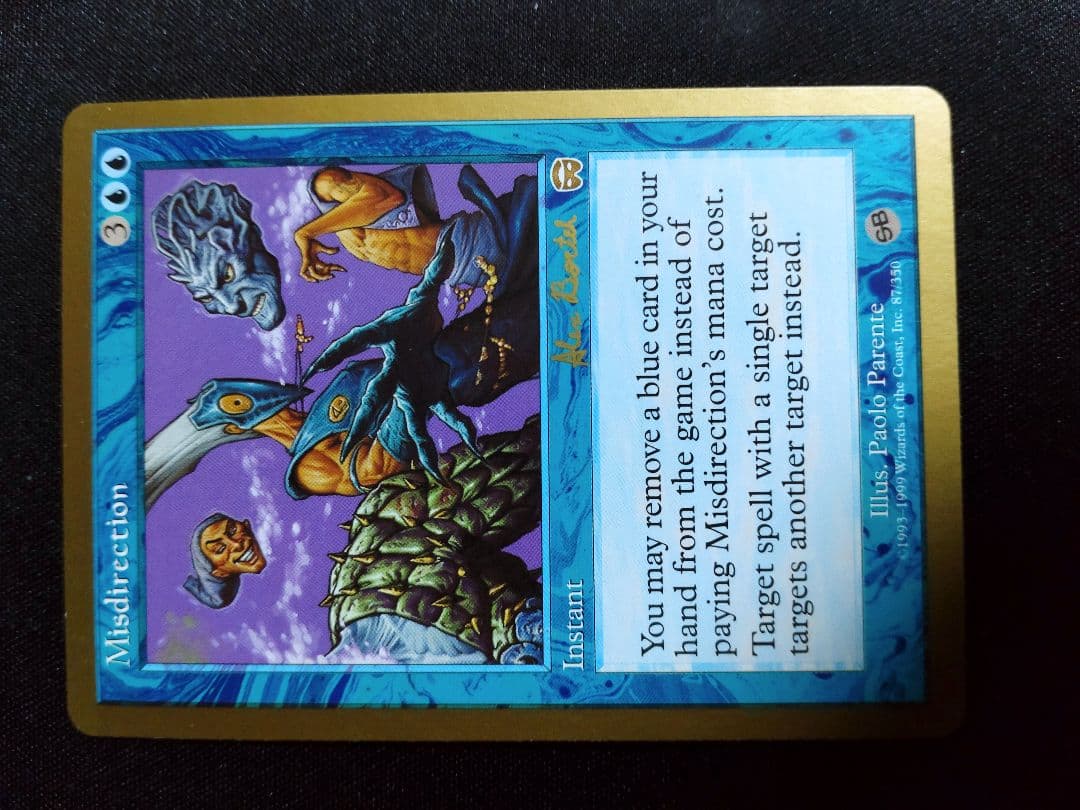 金枠 Force of Will 4枚セット 誤った指図