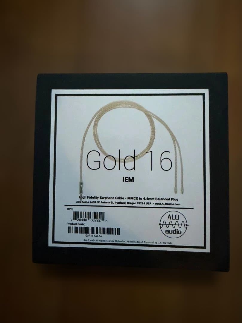 Gold 16 IEM用イヤホンケーブル 4.4mm