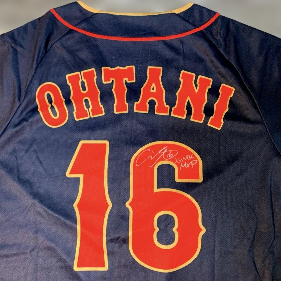 大谷翔平　50/50　2023WBC　日本代表選手サイン入りビジターユニフォーム
