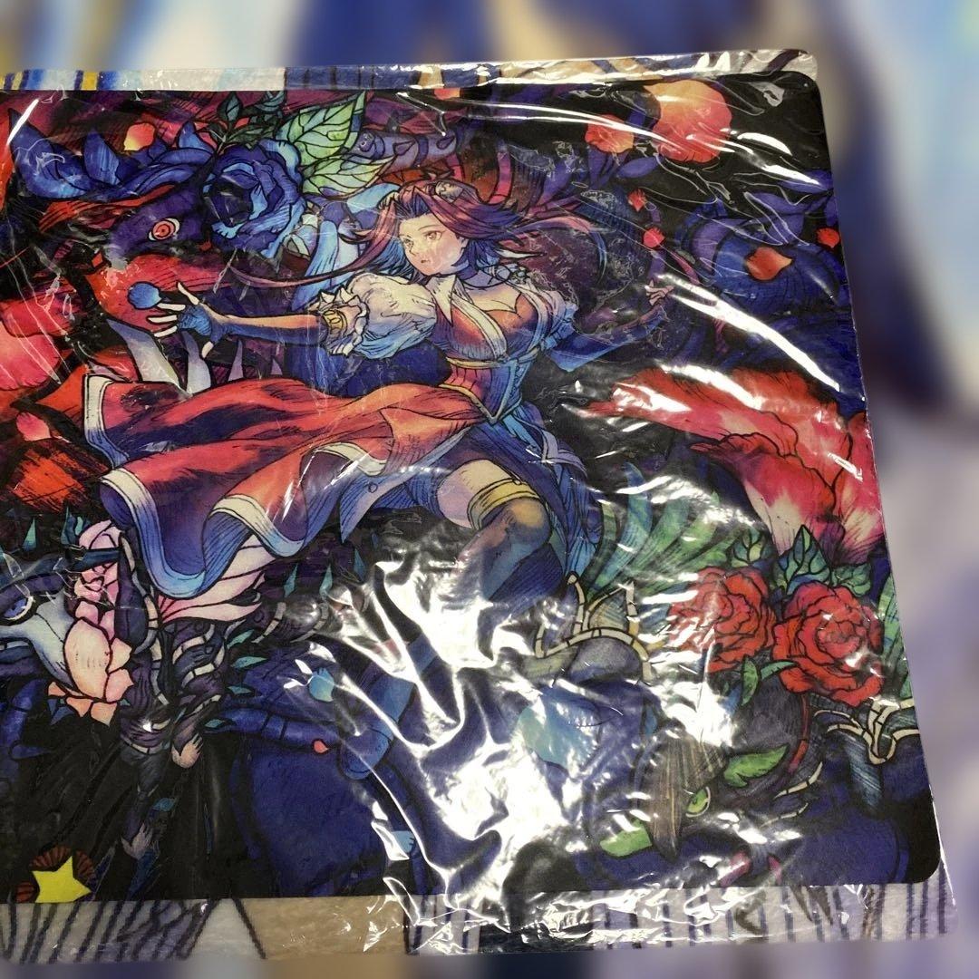 遊戯王 つりおCS 十六夜アキ ブラックローズドラゴン プレイマット