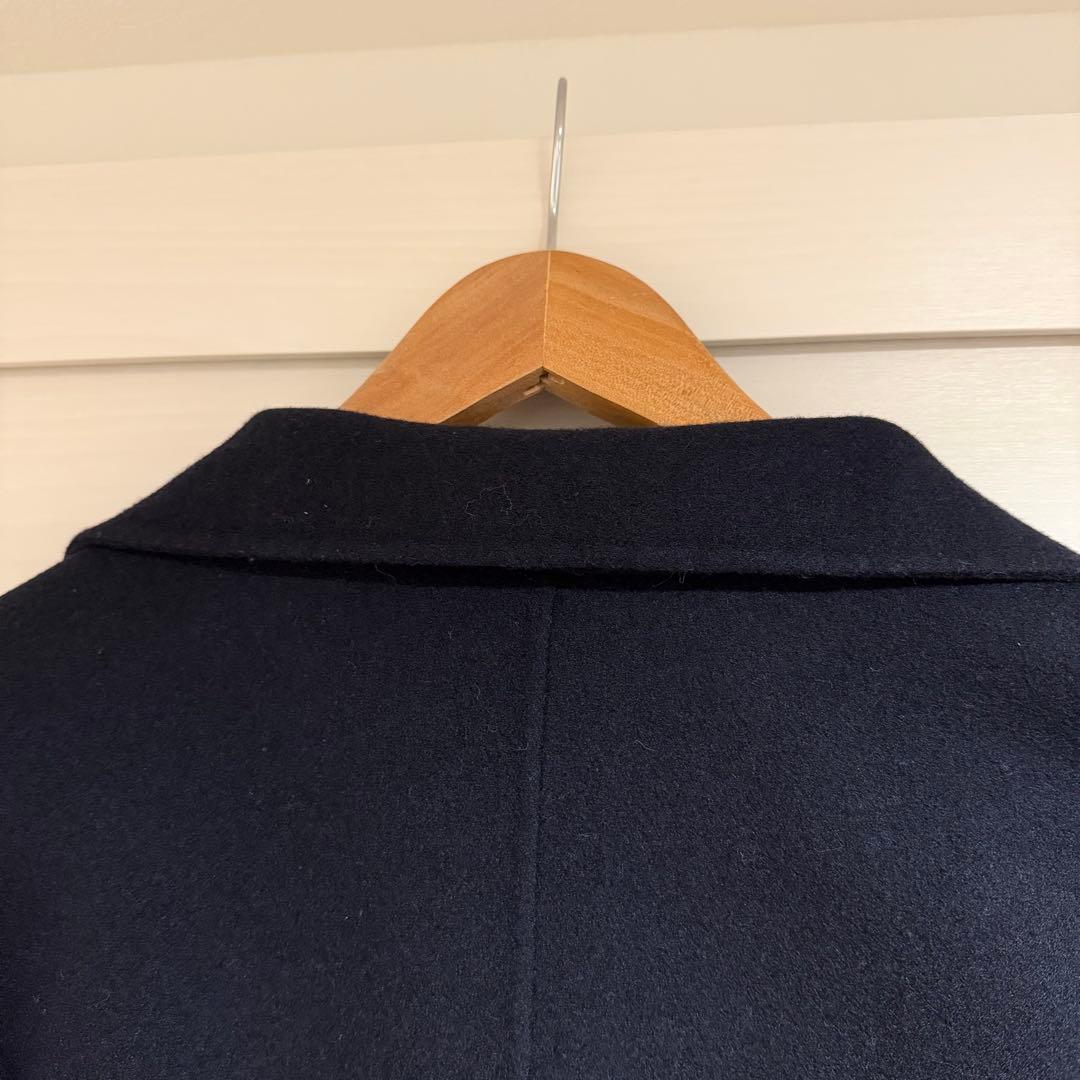 GALERIE VIE ライトメルトンスタンドカラーショートコート