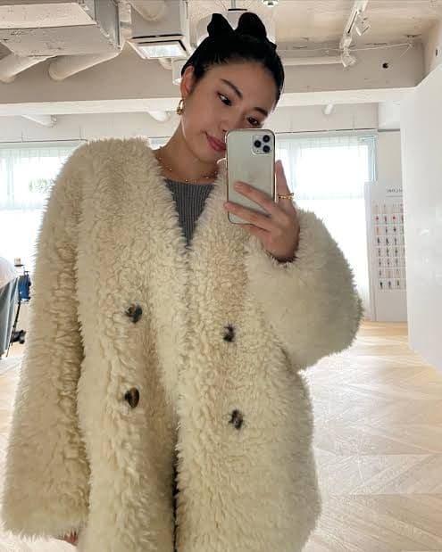 searoomlynnTEDDYファーノーカラージャケット