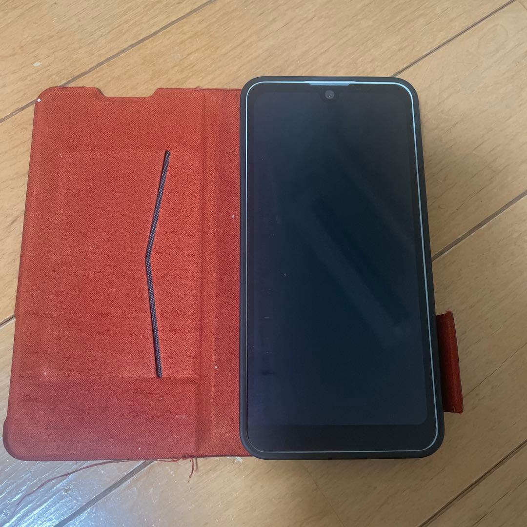 docomo AQUOS スマートフォン SH-53D グリーン ケース付 箱無