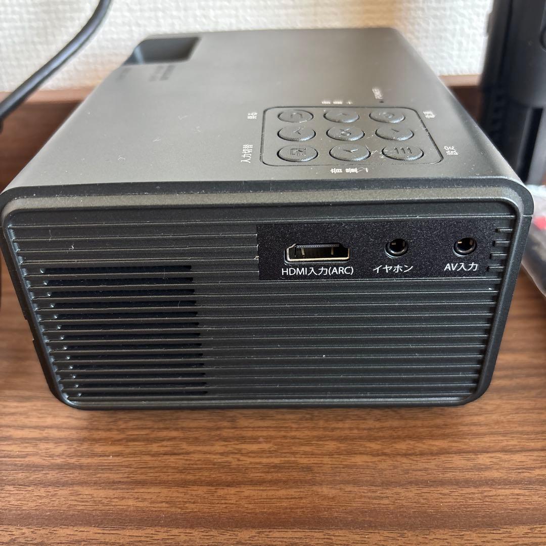 コンパクトプロジェクター本体 リモコン付き