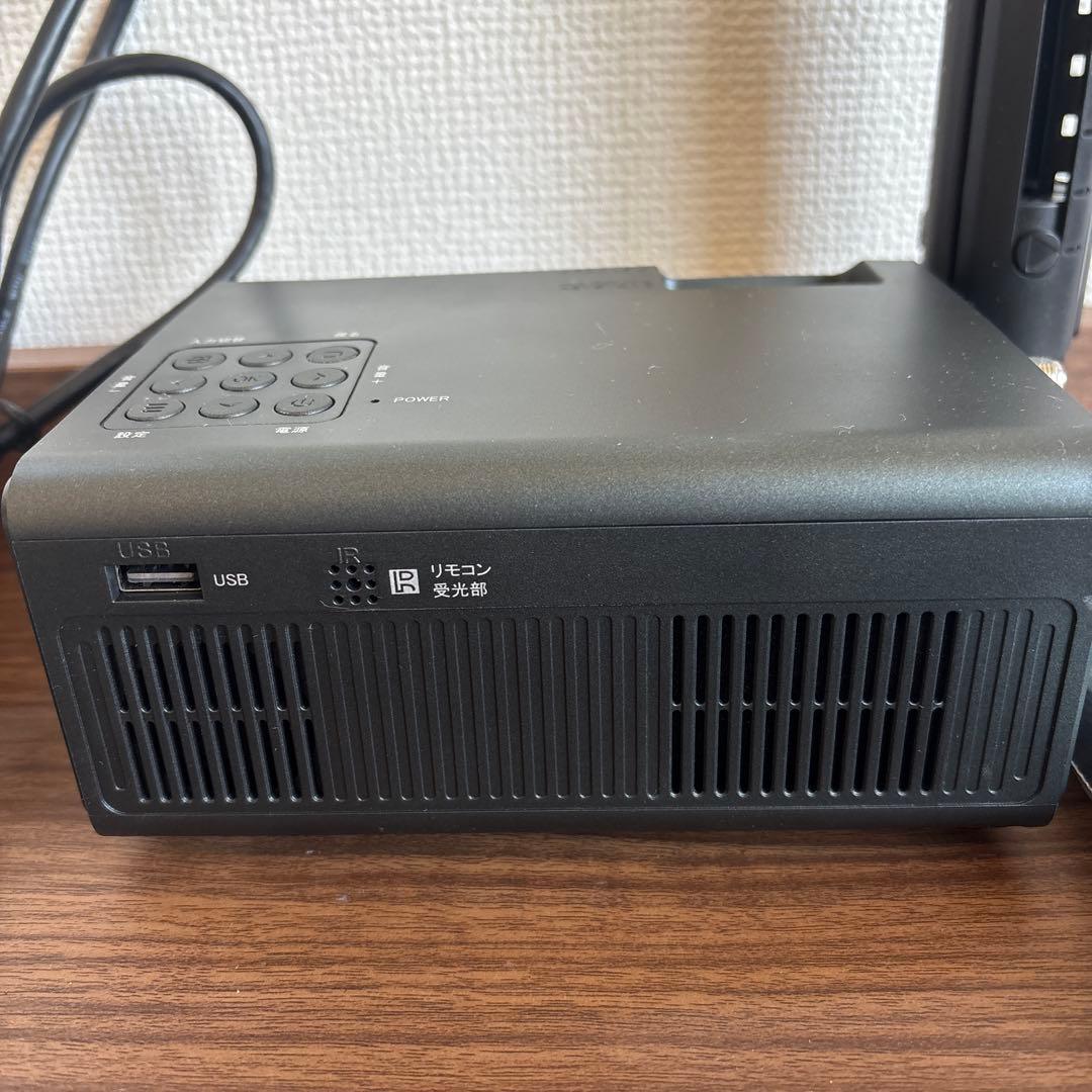 コンパクトプロジェクター本体 リモコン付き