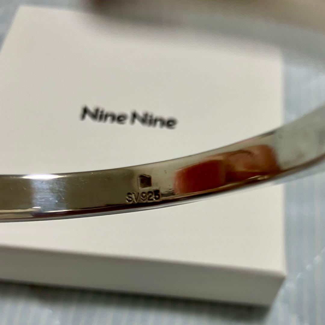 Nine Nine ナインナイン シルバー925 バングル プレーン