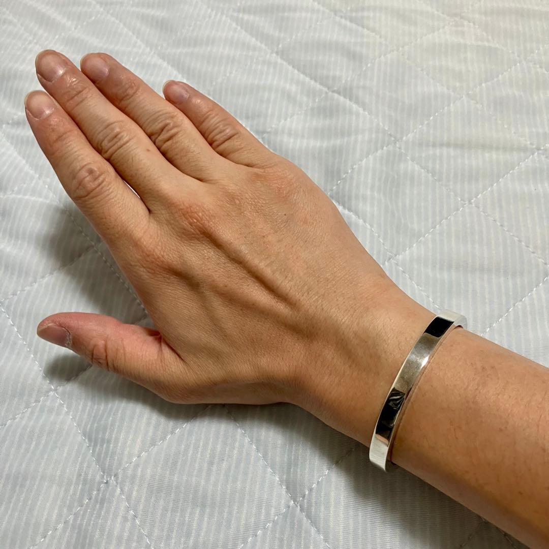 Nine Nine ナインナイン シルバー925 バングル プレーン