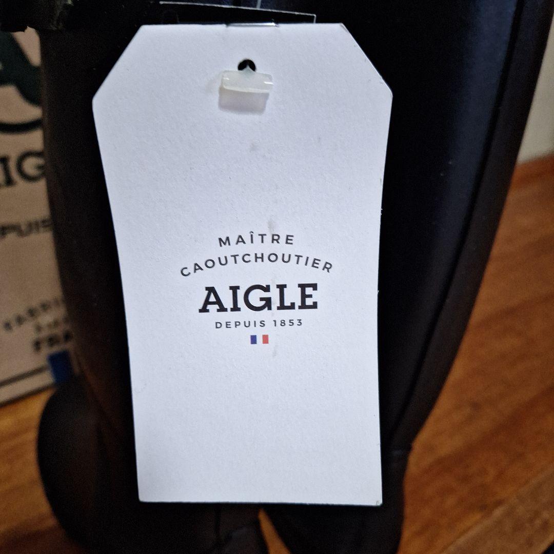 エーグル　AIGLE　シャンタベル　レインブーツ　ブラック