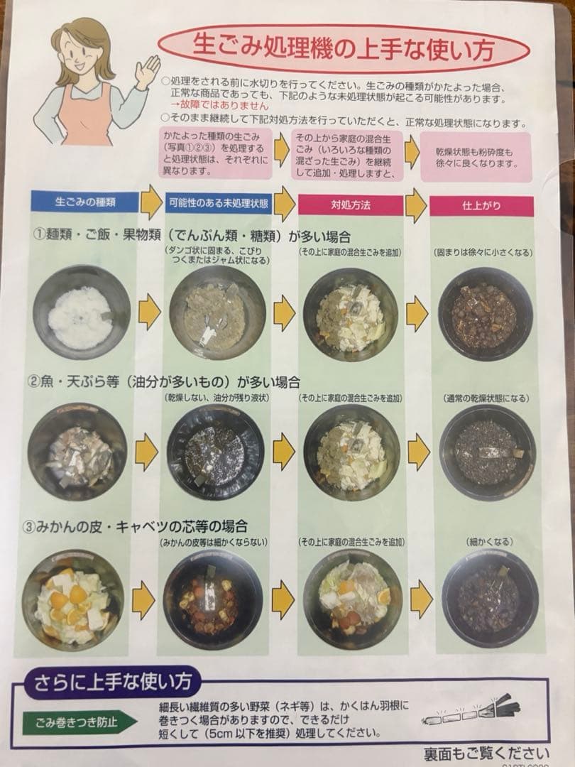 ナショナル(現在のパナソニック)生ごみ処理機　MS-N48 屋内外設置タイプ