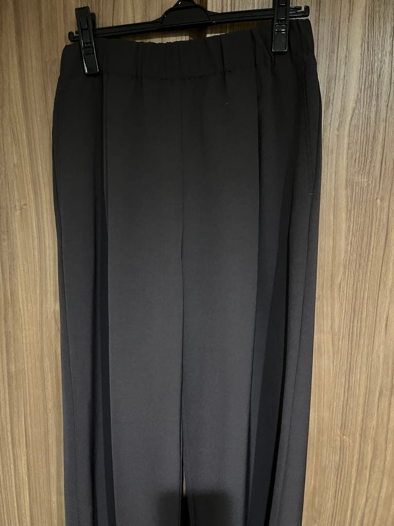 IENA ウォッシャブルアセテートツイルタックパンツ