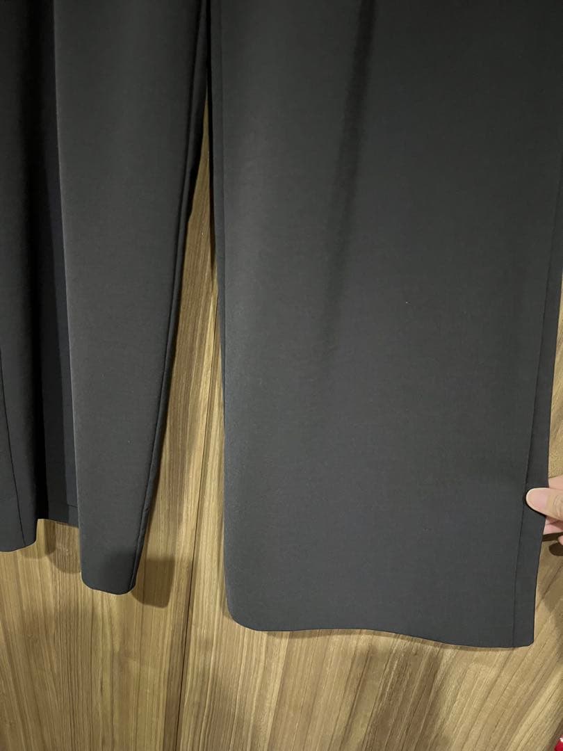 IENA ウォッシャブルアセテートツイルタックパンツ