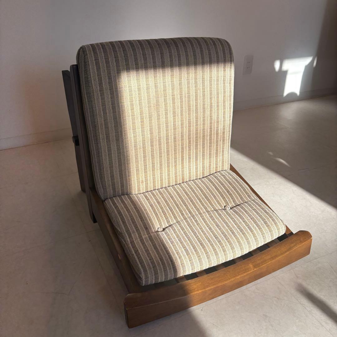 ニトリ　木製　回転式　ダイニングチェア　回転座椅子　イス　回転椅子　リビング