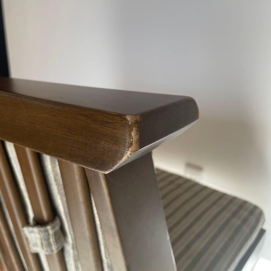 ニトリ　木製　回転式　ダイニングチェア　回転座椅子　イス　回転椅子　リビング