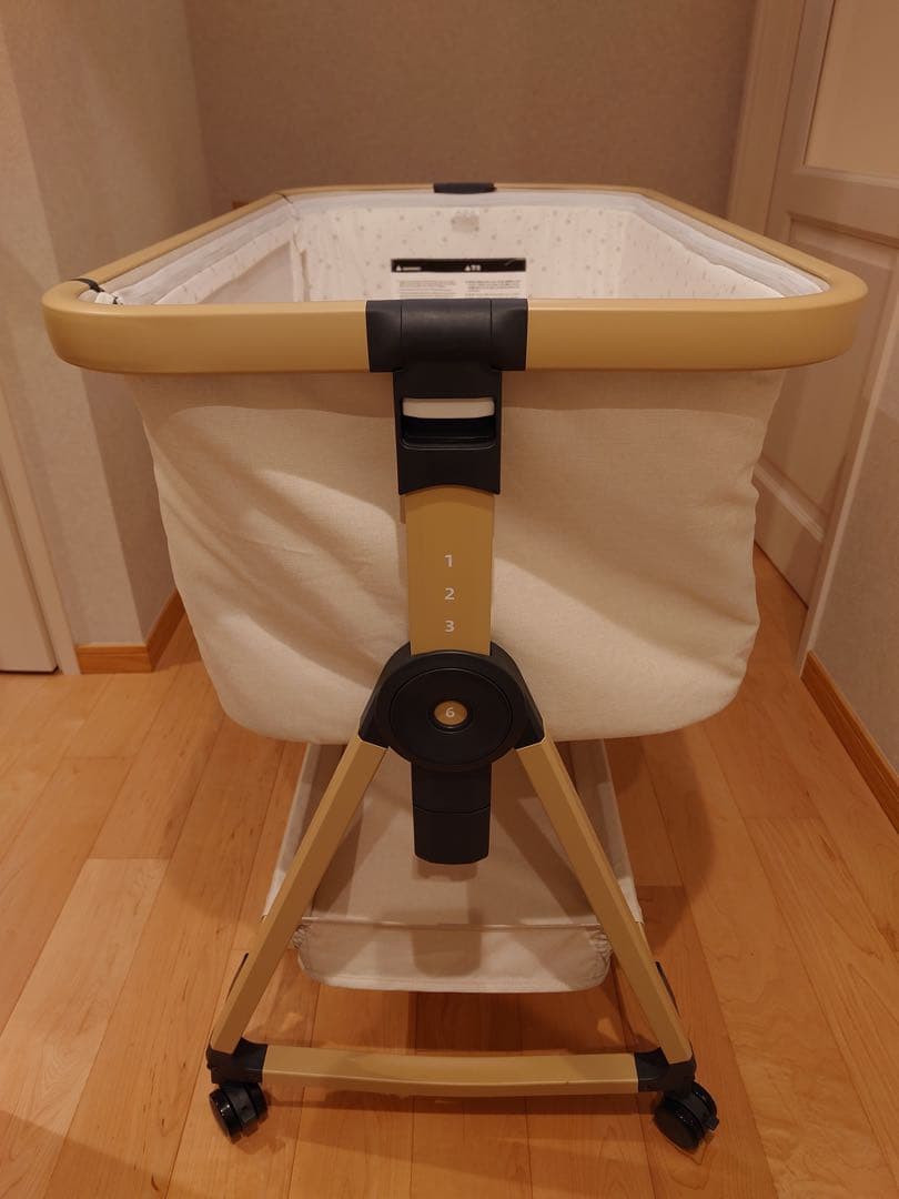 H　HZDMJ ベビーベッド ベージュ(カーキ)