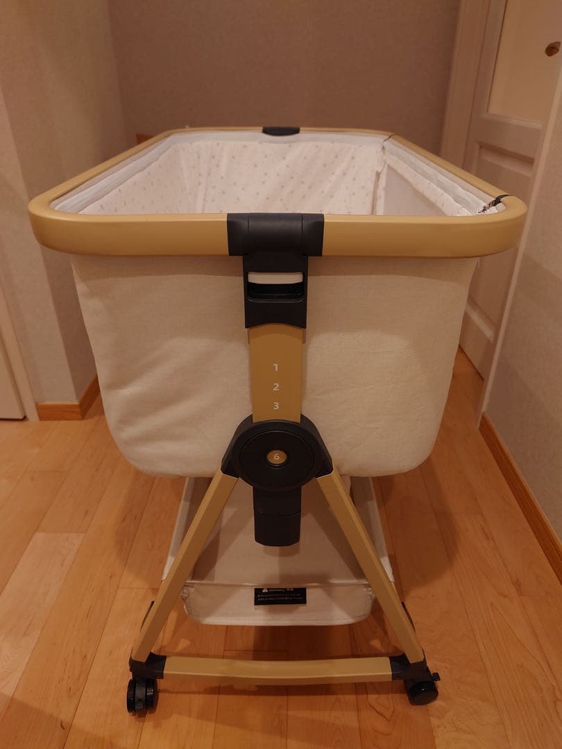 H　HZDMJ ベビーベッド ベージュ(カーキ)