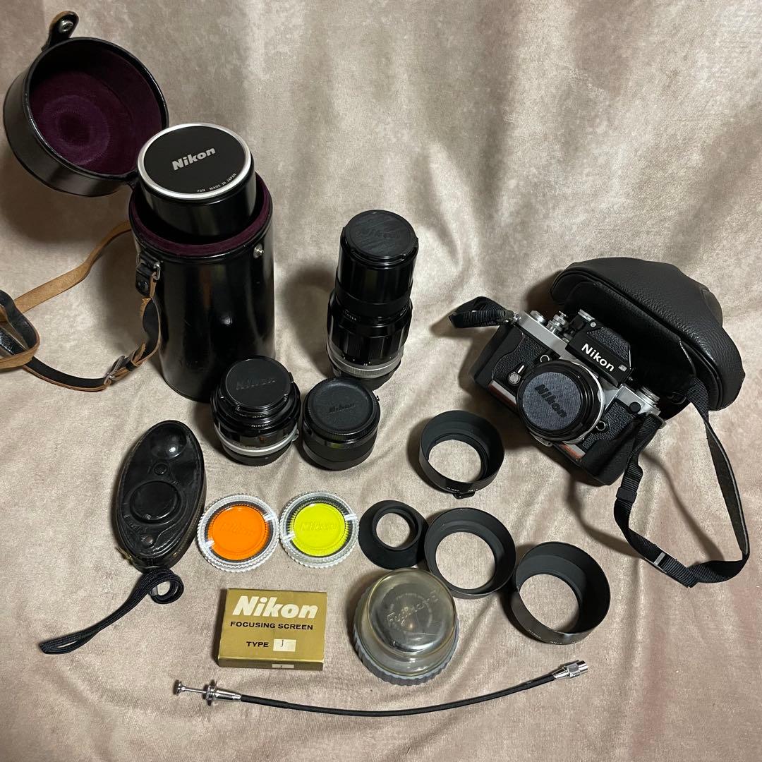 Nikon F-2 DP-1+Nikkor Auto 50 完動美品フルセット