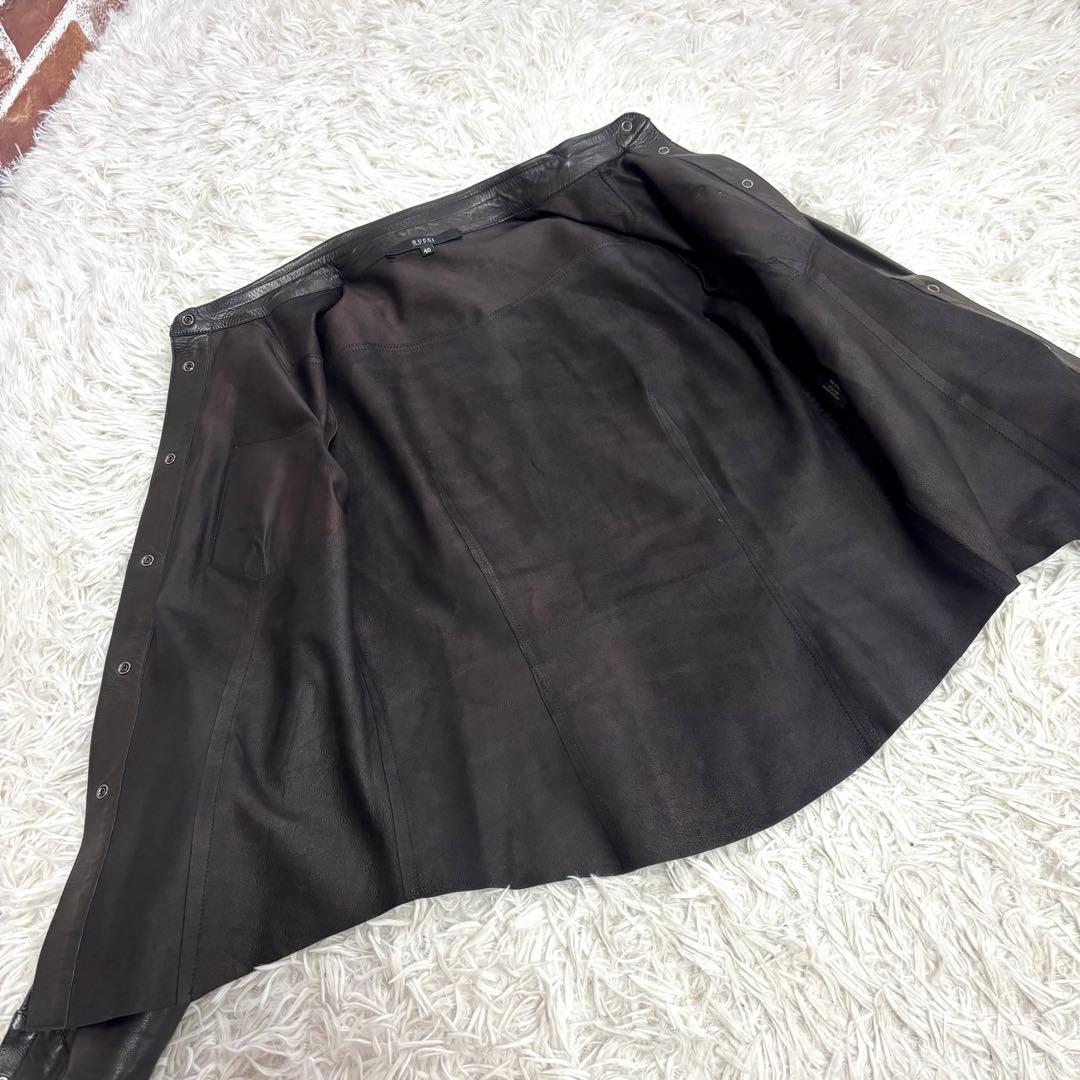 ✨極美品✨GUCCI　グッチ　革　ジャケット　シャツ　ブラウス　レザー