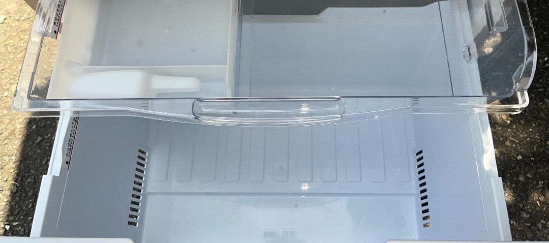 特価三菱大型3ドア冷凍冷蔵庫　真ん中野菜室ガラスシェルフ自動製氷機能　19年製