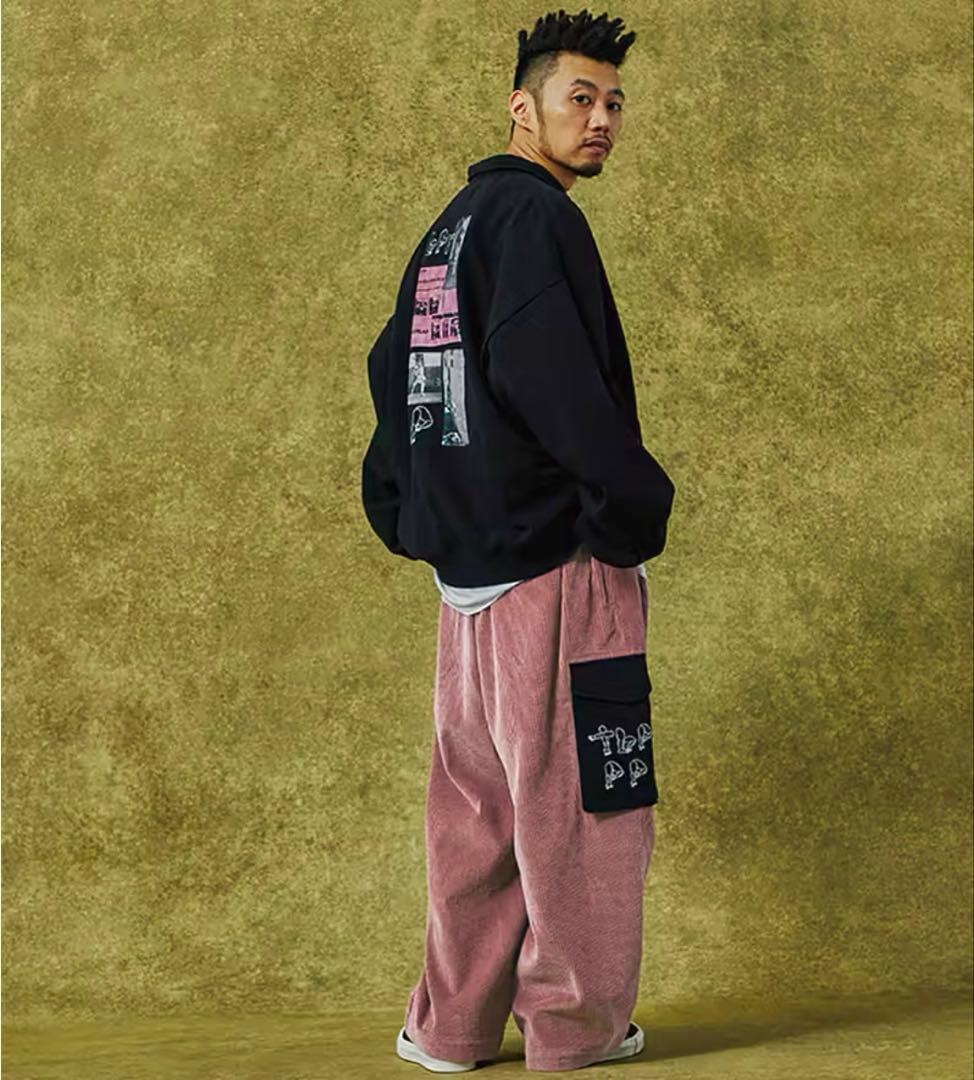 タイトブースプロダクション　コーデュロイカーゴパンツ